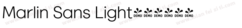 Marlin Sans Light字体转换
